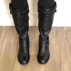 Born Knee high Moto boot.